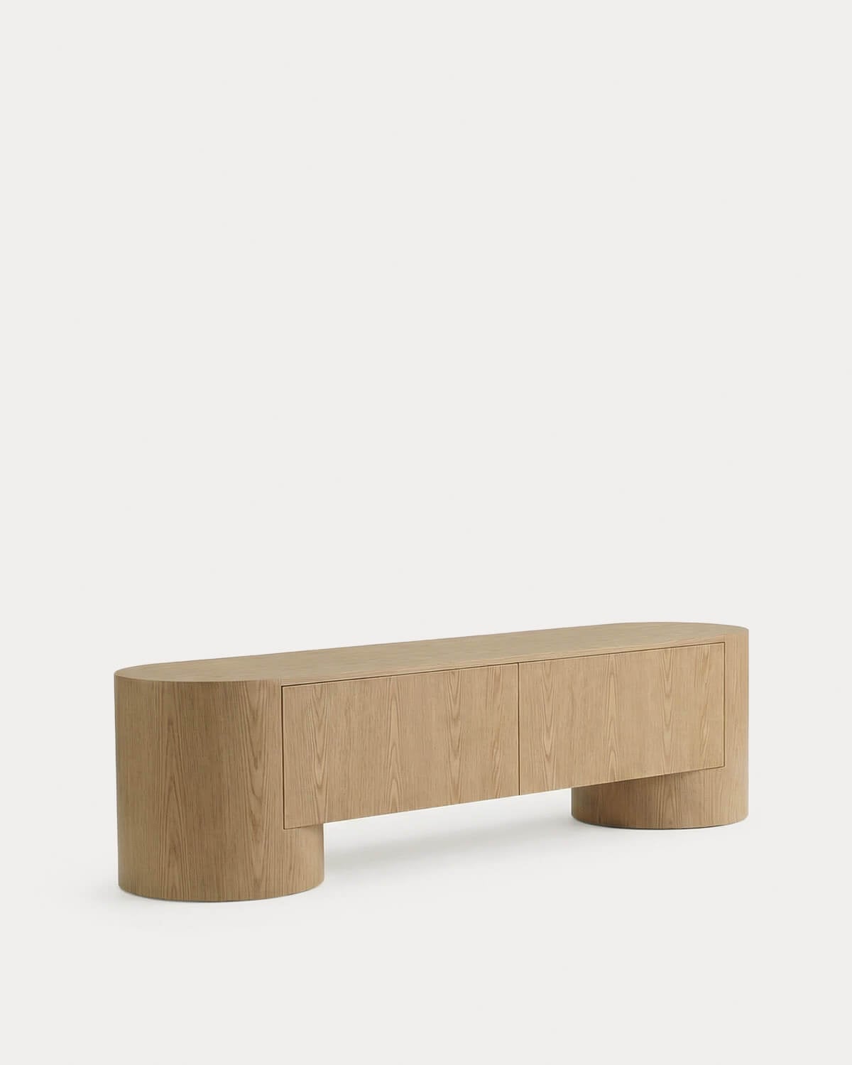 Wooden TV Stand with 2 Drawers 200x50 cm Theda, gallery image 1