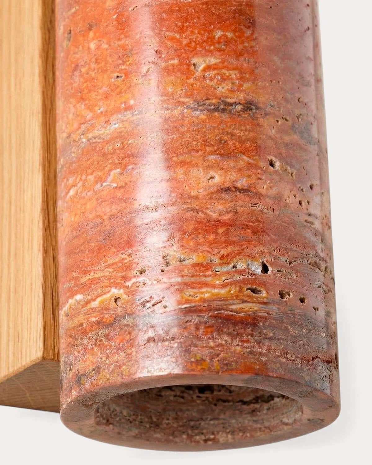 Eriel Travertine Marble Wall Sconce, gallery image 3