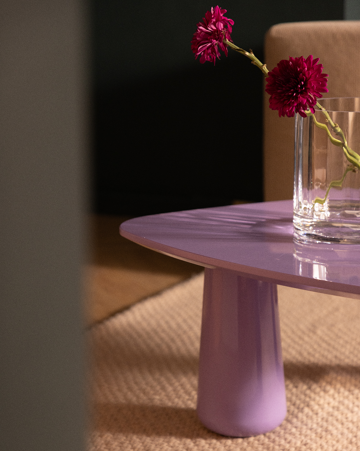 Wooden Coffee Table (95x90 cm) Cleon, gallery image 3