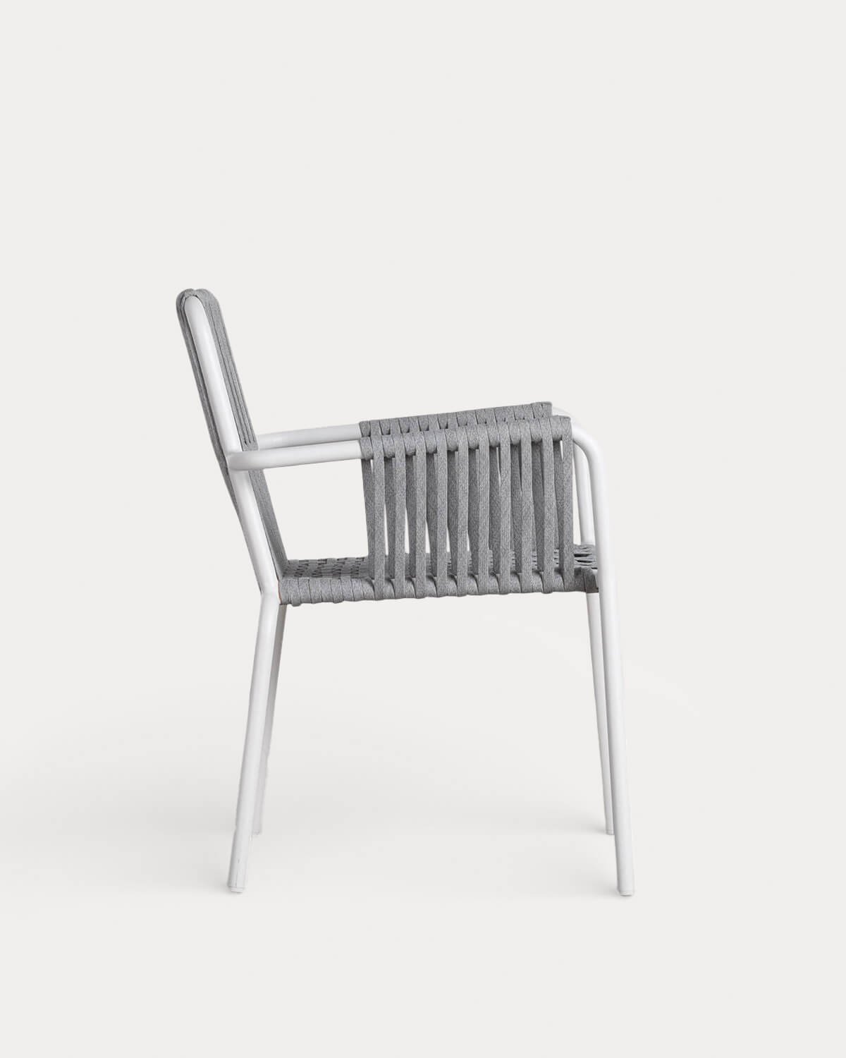 Aluminium and Rope Dining Chair Drian Trend, gallery image 3