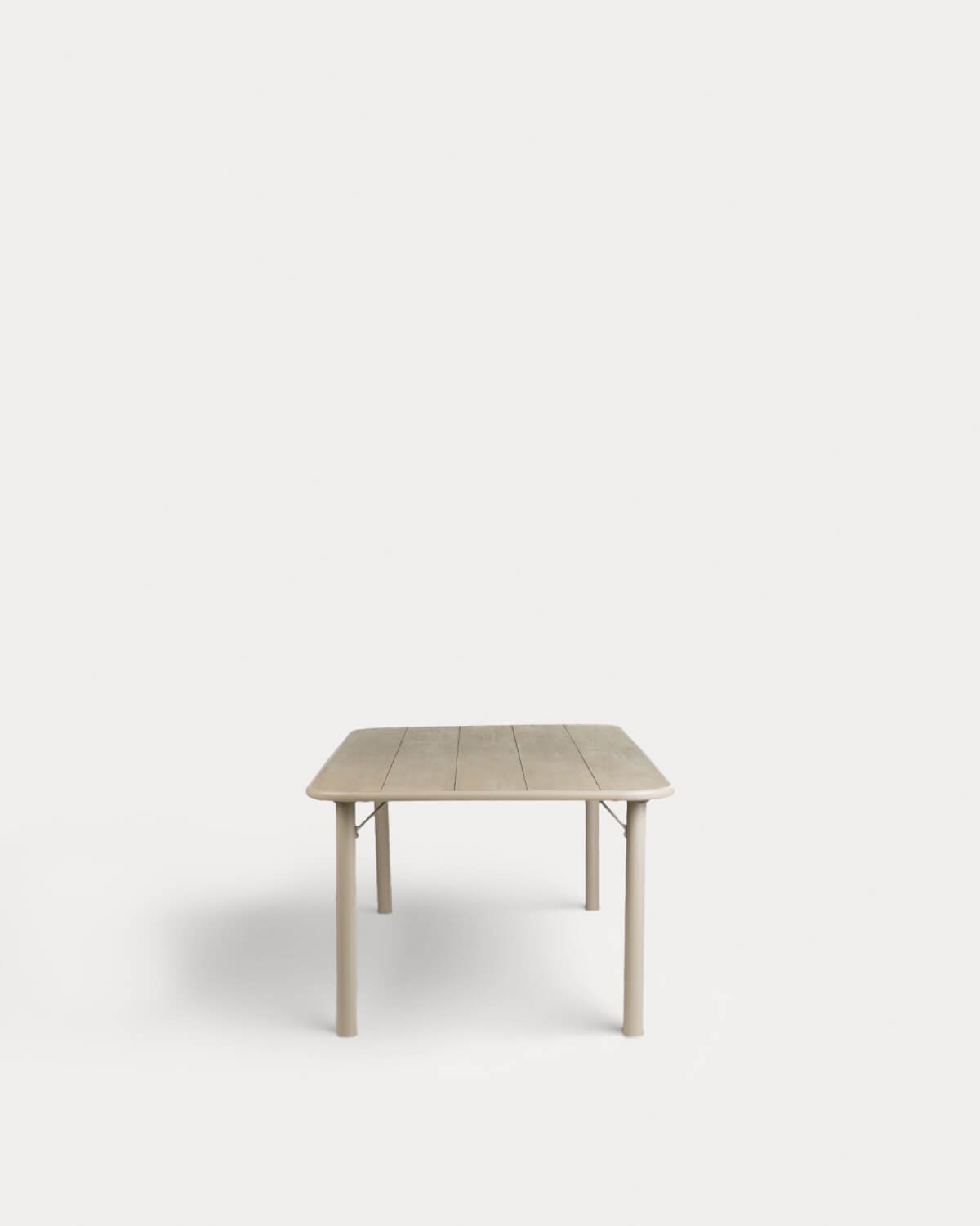 Rectangular Acacia Wood and Metal Dining Table (240x110 cm) Caitlyn , gallery image 2