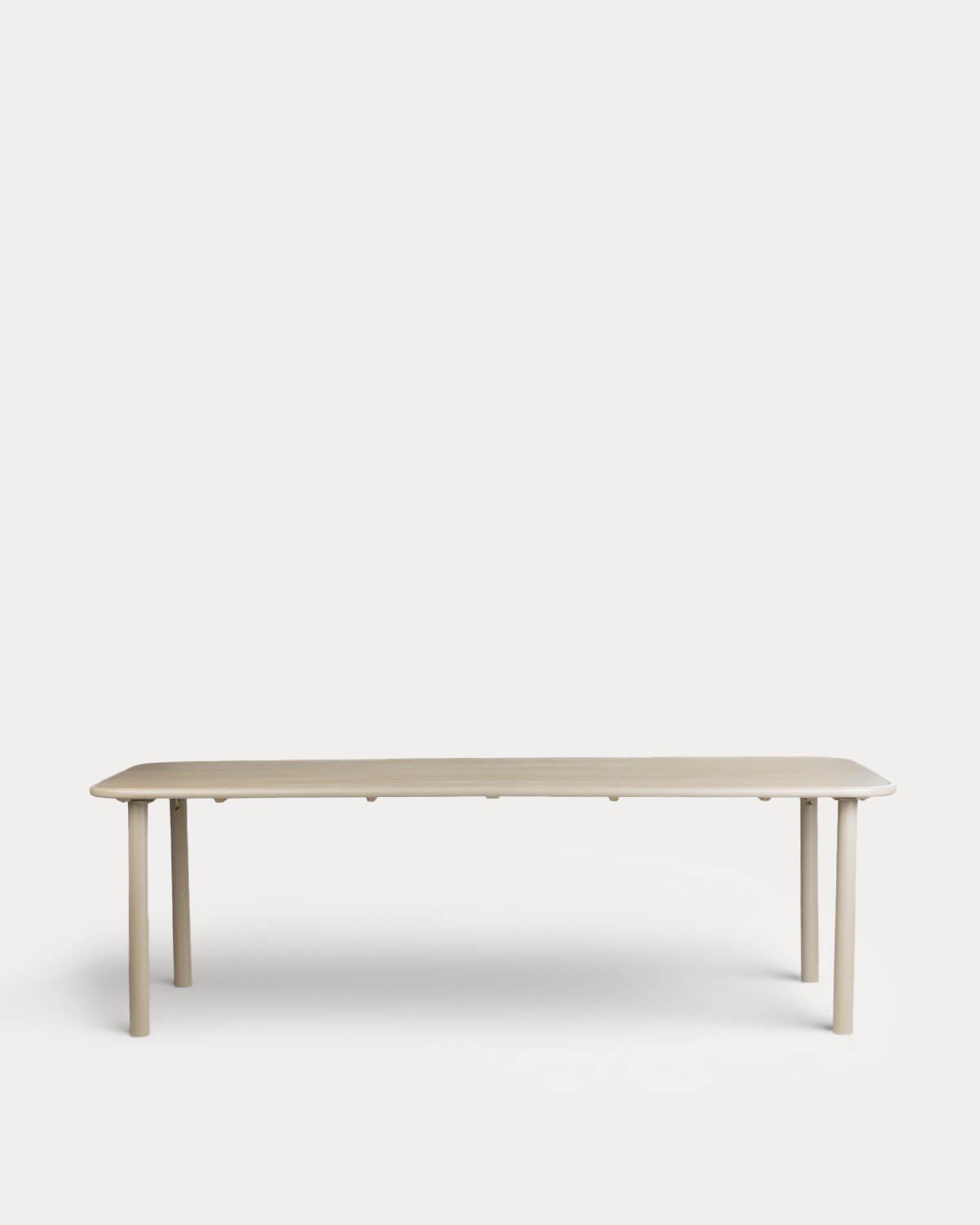 Rectangular Acacia Wood and Metal Dining Table (240x110 cm) Caitlyn , gallery image 3