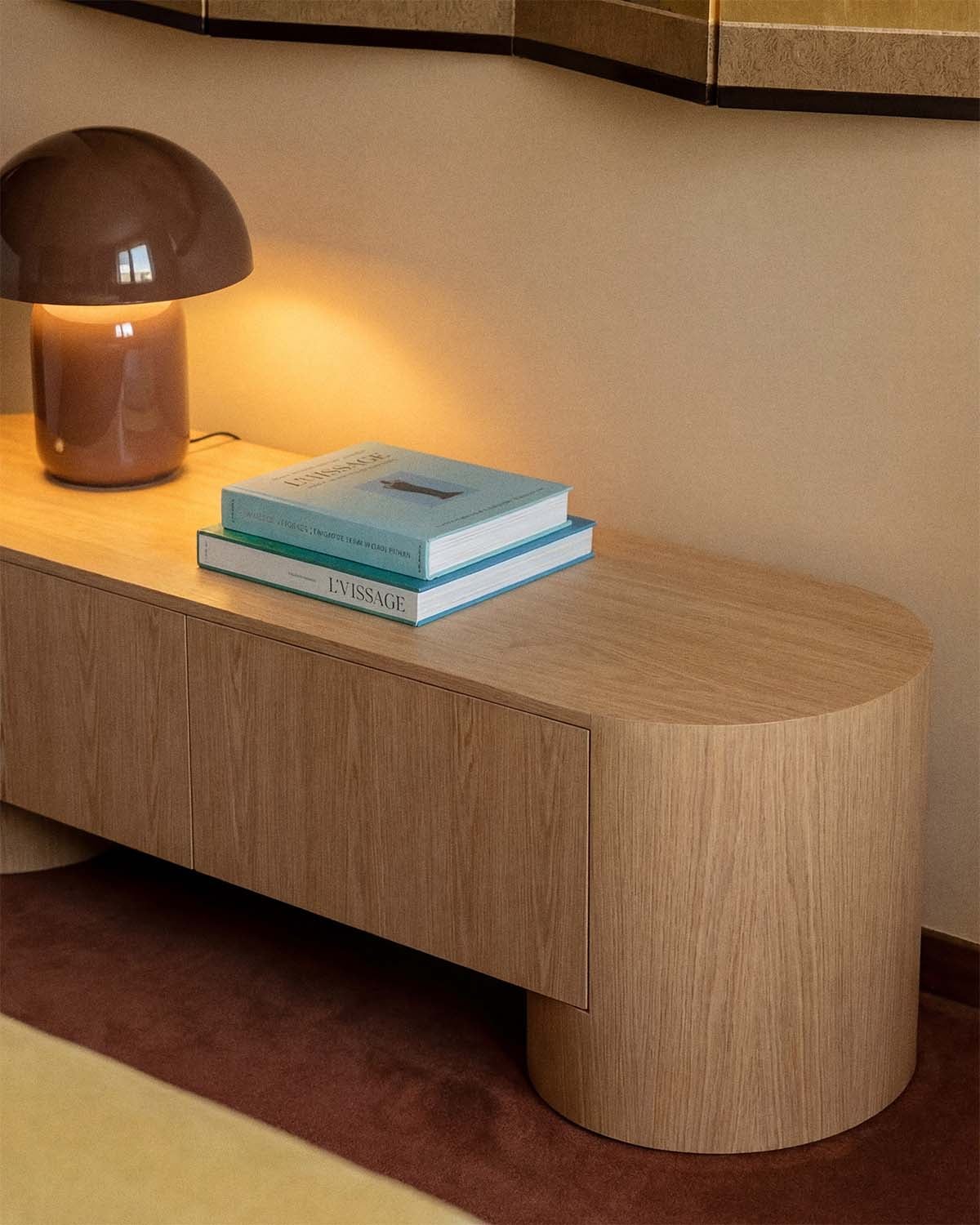 Wooden TV Stand with 2 Drawers Karyna, gallery image 3