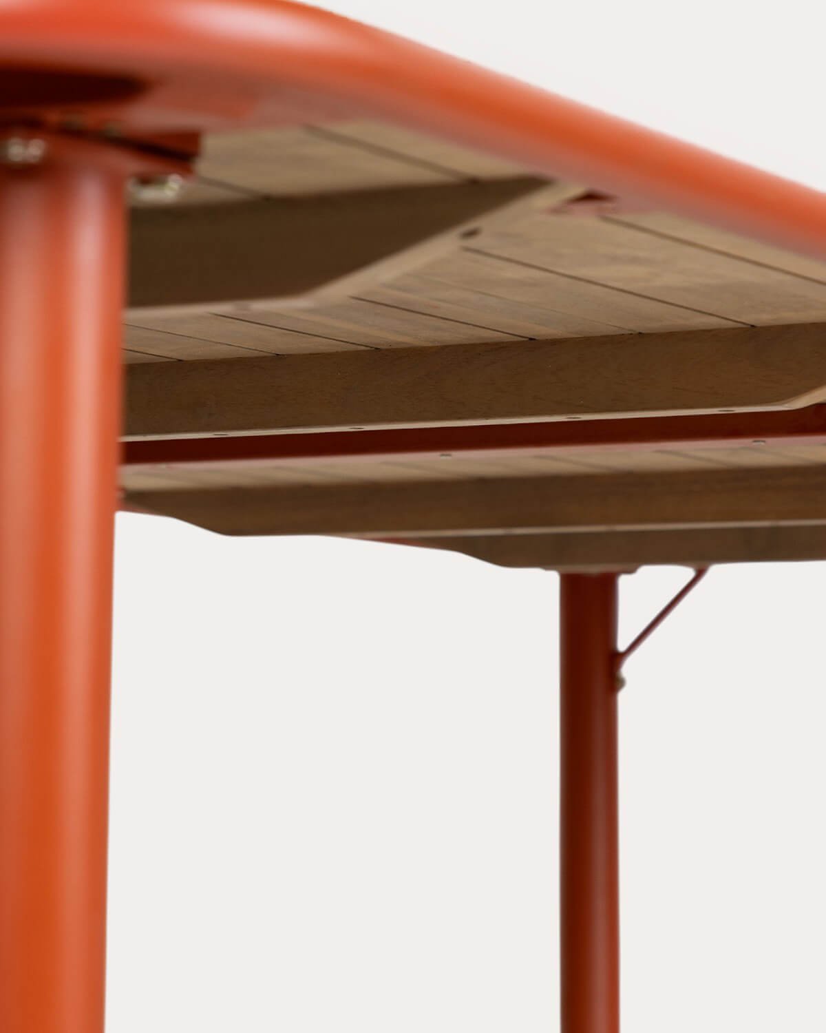 Rectangular Outdoor Table in Acacia Wood and Metal (240x110 cm) Caitlyn, gallery image 5