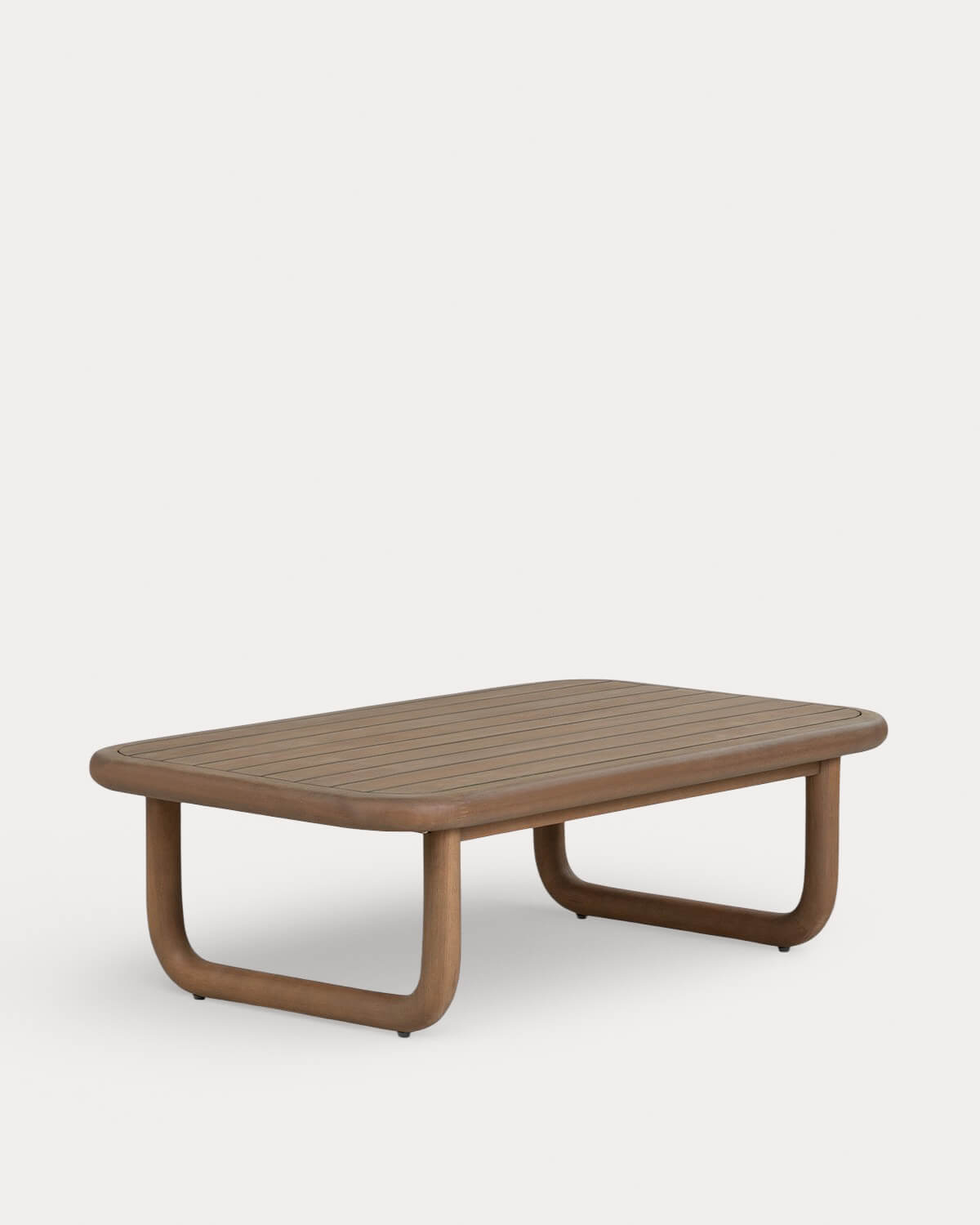 Rectangular Outdoor Coffee Table in Eucalyptus Wood (110x65 cm) Elnes, gallery image 1