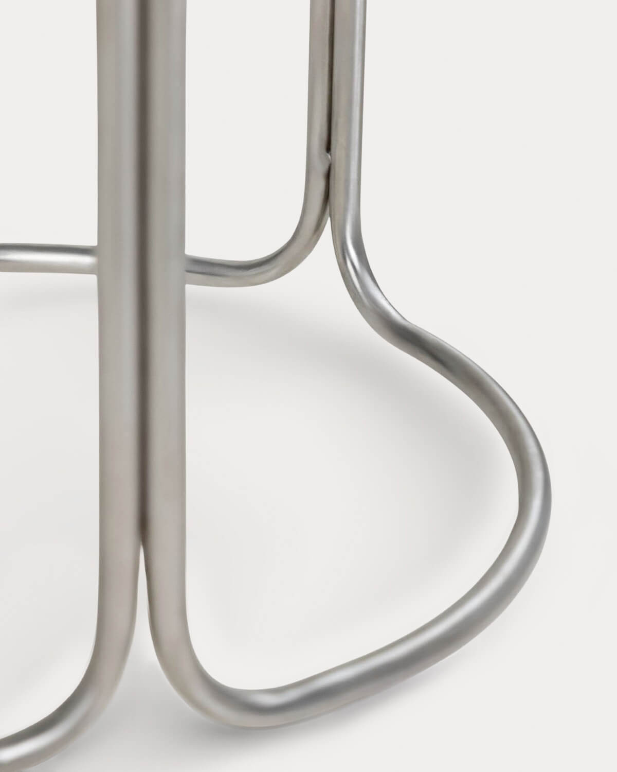 Round Coffee Table in Metal and Tempered Glass (Ø80 cm) Massia, gallery image 6