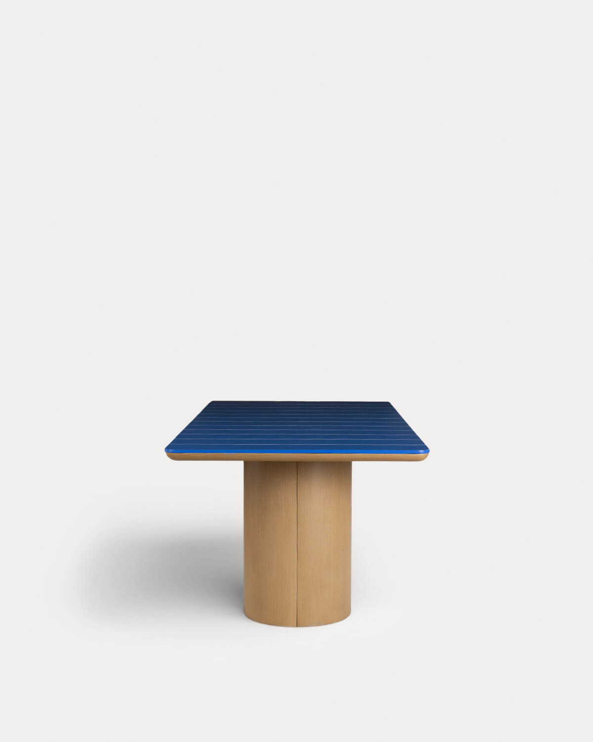 Rectangular Dining Table in Cement and Acacia Wood (200x105 cm) Pepe, gallery image 5