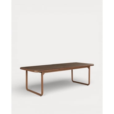 Rectangular Dining Table in Eucalyptus Wood (240x100 cm) Edvard Dark Eucalyptus - The Masie