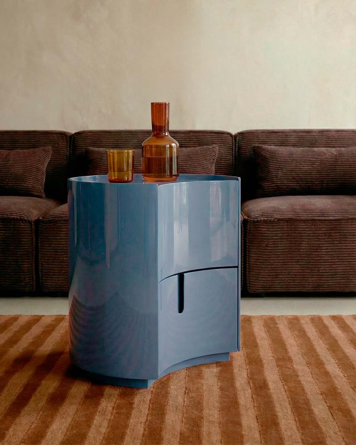 Side Table with 2 Wooden Drawers (50x42 cm) Karyna, gallery image 2