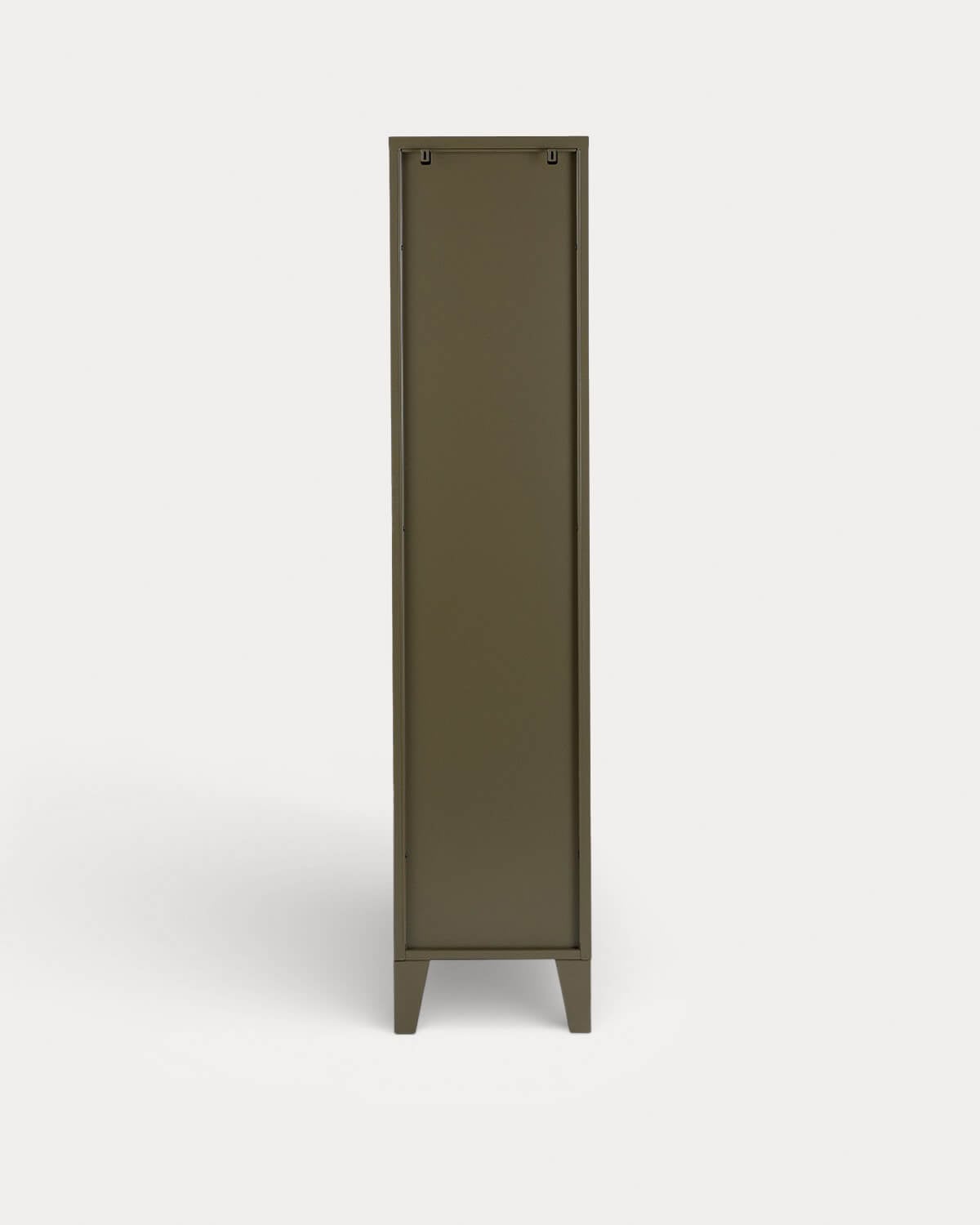 Display Case with 1 Door and 4 Drawers 180x40 cm Made of Laminated Steel and Glass Andrius, gallery image 6