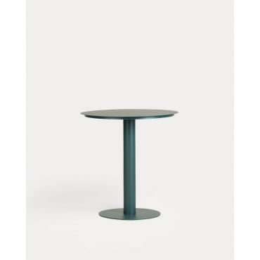 Round Metal Outdoor Table (Ø70 cm) Banon Green Grove - The Masie