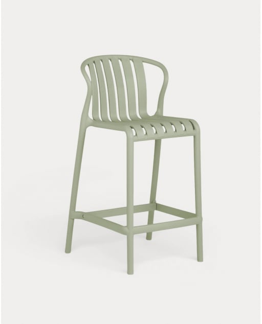 Pack 2 High Outdoor Polypropylene Stools (65 cm) Baztan