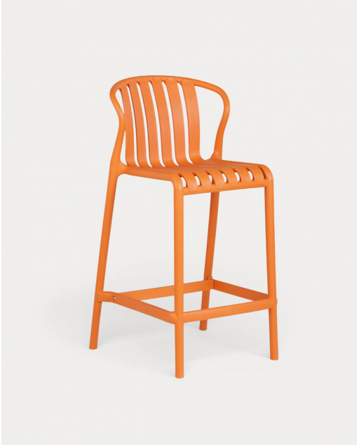 Pack of 4 65 cm polypropylene bar stools Baztan