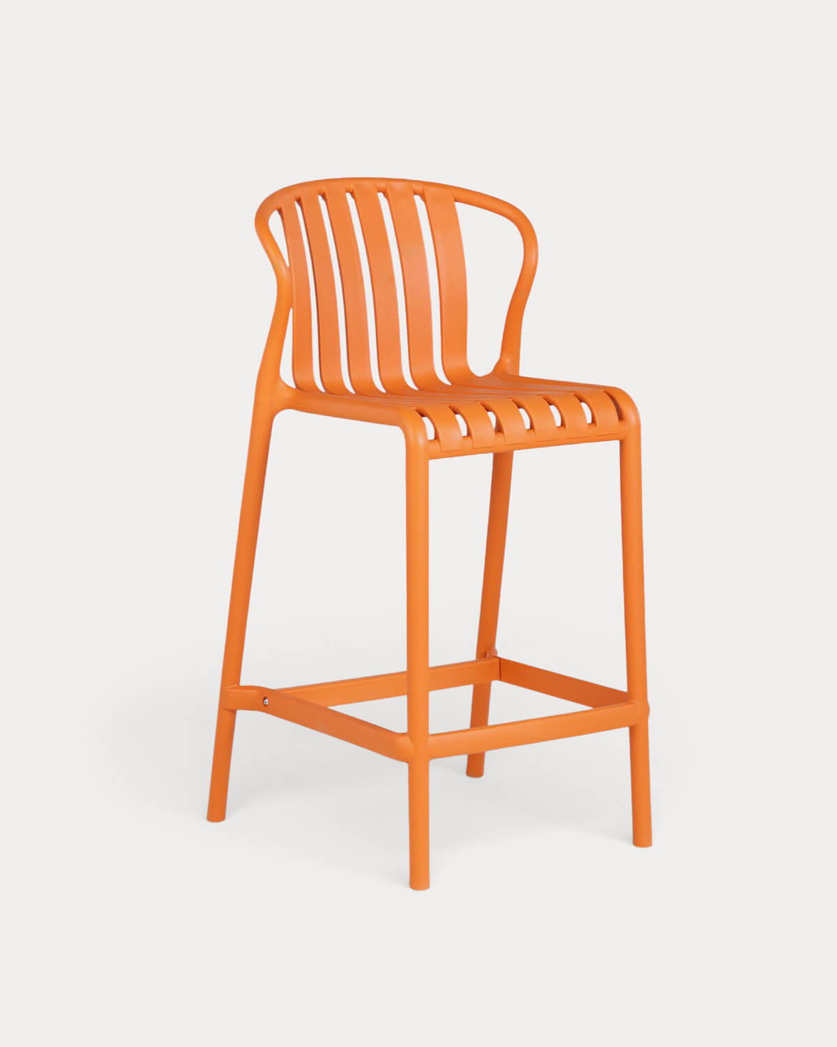 Pack of 4 65 cm polypropylene bar stools Baztan, gallery image 1