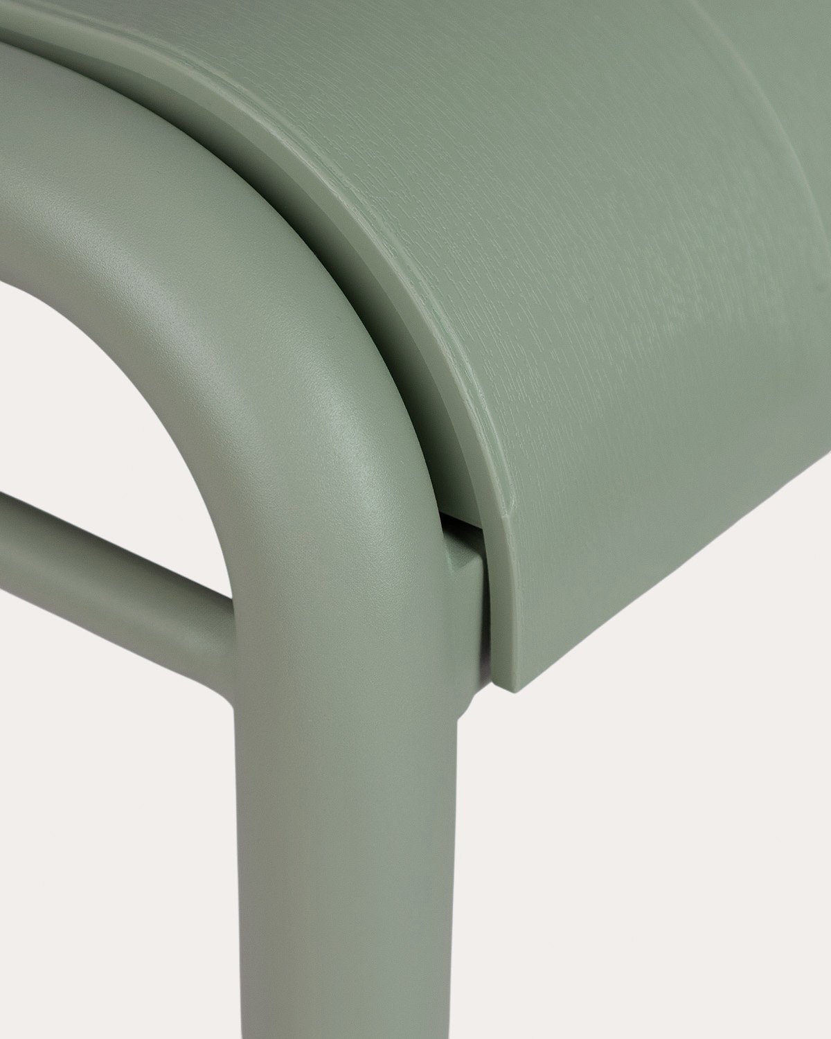 Rectangular Outdoor Table in Metal and Polypropylene (155x90 cm) Baztan, gallery image 3