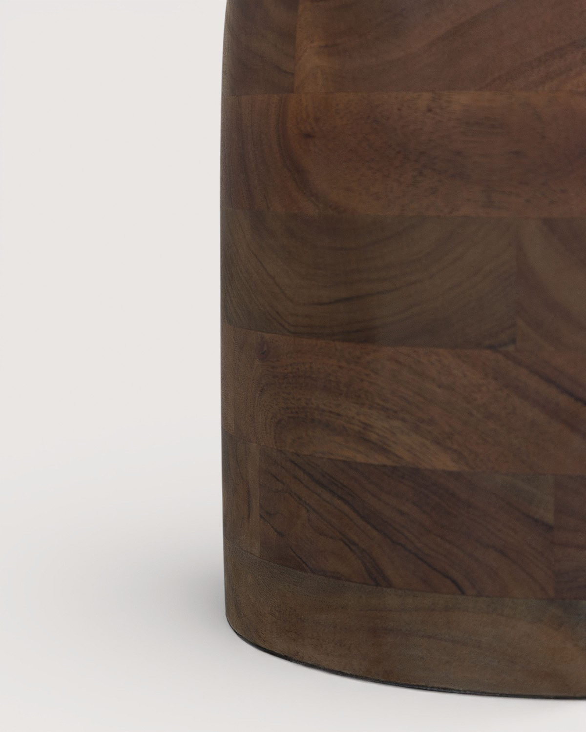 Round Side Table in Mango Wood and Metal (Ø40,5 cm) Tillo, gallery image 6