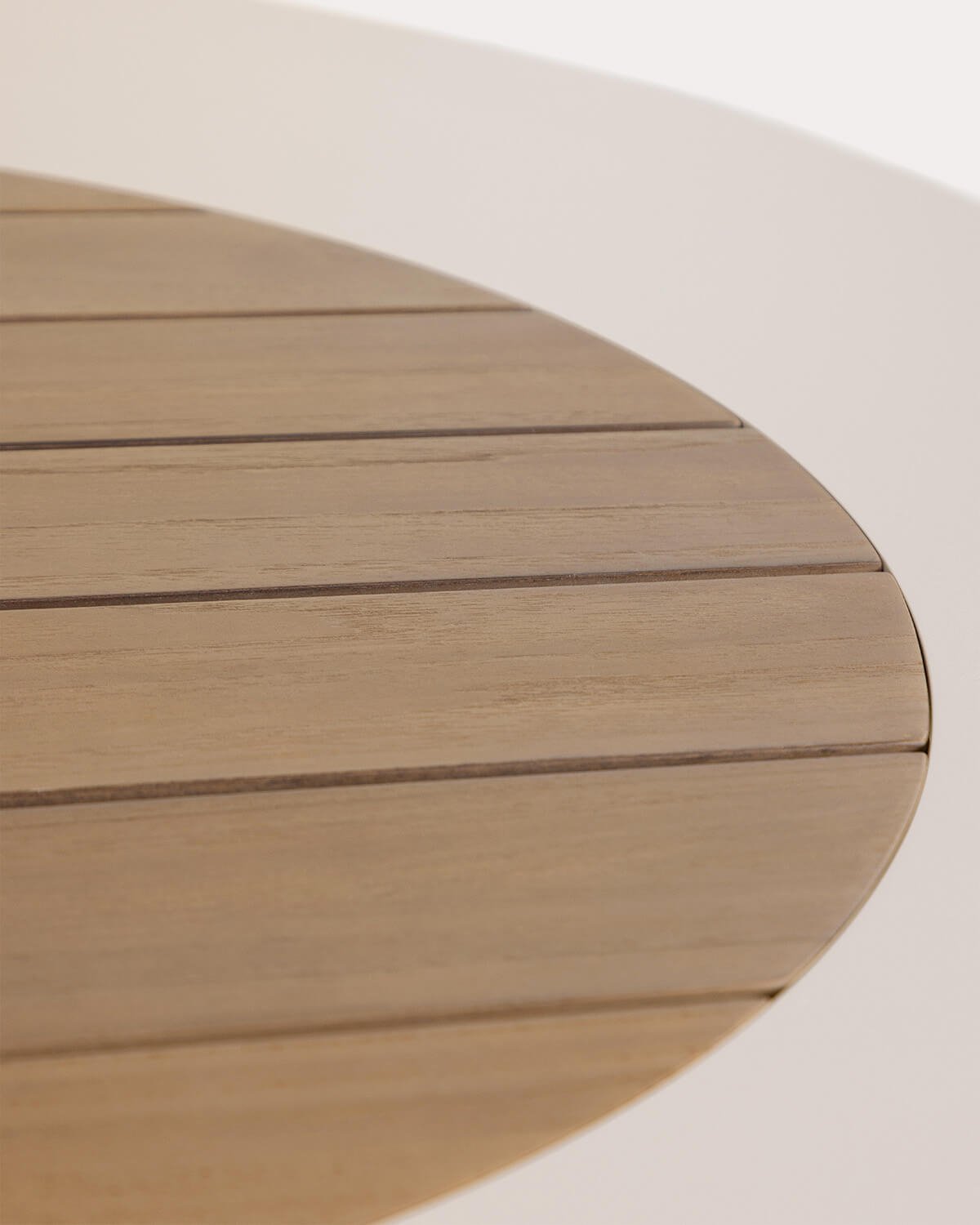 Round Dining Table in Metal and Teak Wood (Ø110 cm) Lirae, gallery image 5