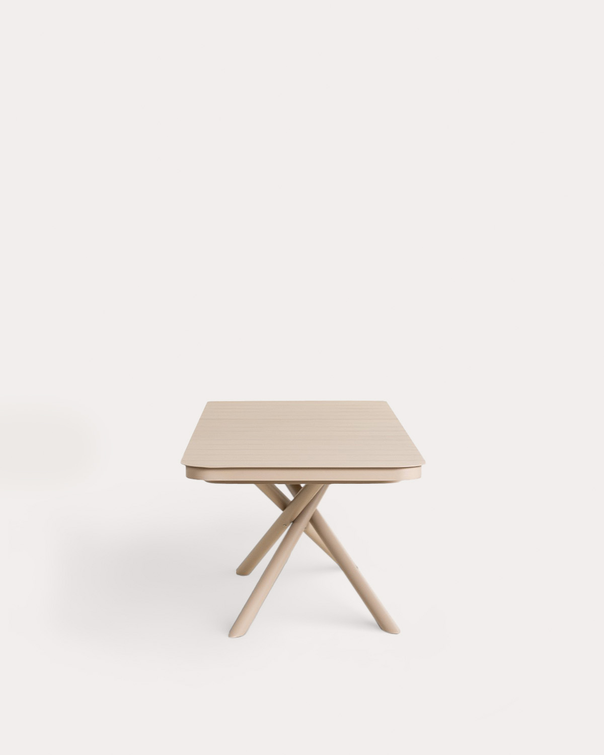 Extendable Rectangular Outdoor Aluminum Table (180-240x90 cm) Kelsey, gallery image 3