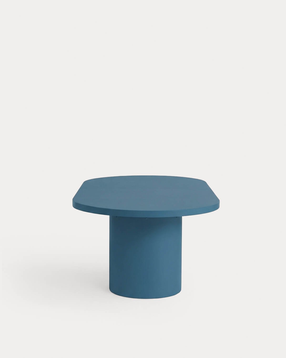 Extendable Round Metal Dining Table (Ø120-240x120 cm) Beca, gallery image 3