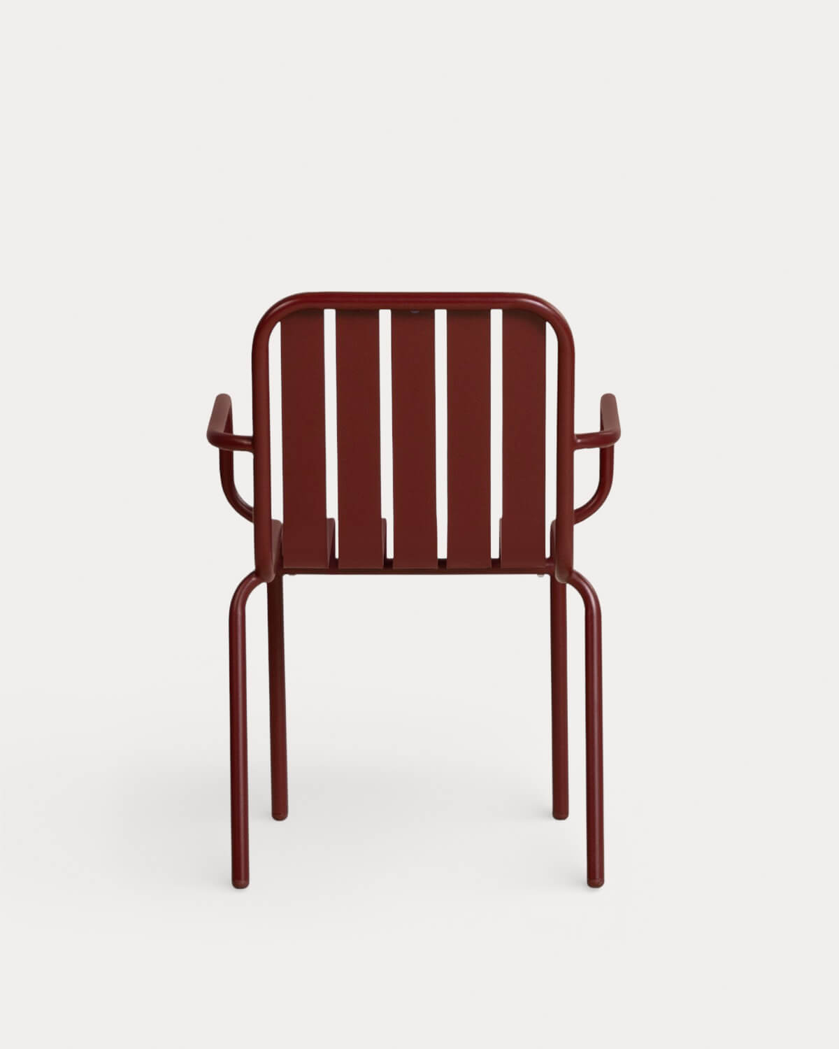 Pack 4 Outdoor Chairs with Metal Armrests Tavo, gallery image 3