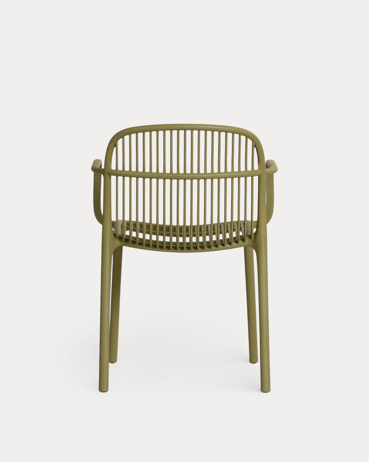 Pack of 2 Aisha Polypropylene Outdoor Chairs with Armrests, gallery image 5