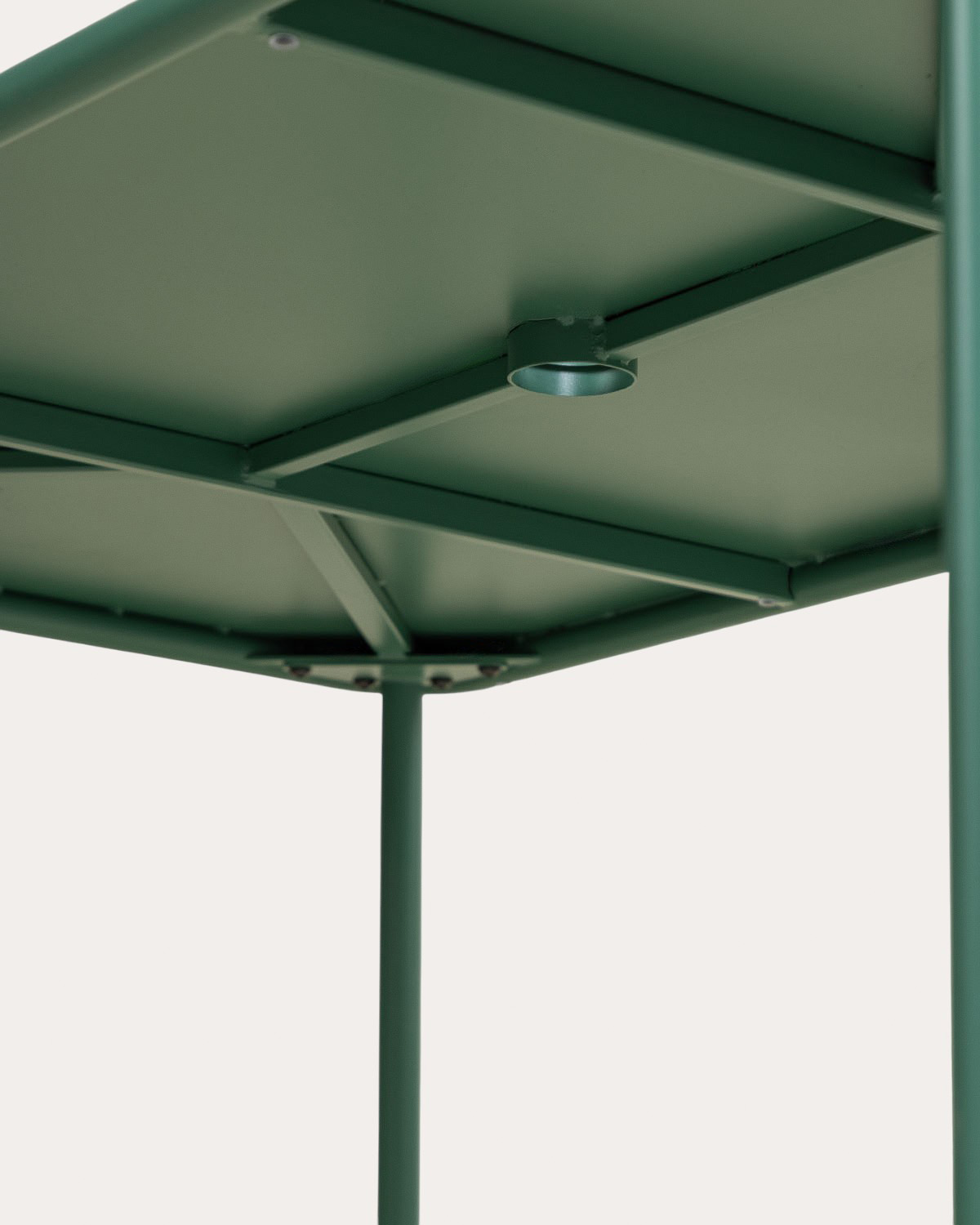 Rectangular Metal Outdoor Table (130x78 cm) Mijail, gallery image 6