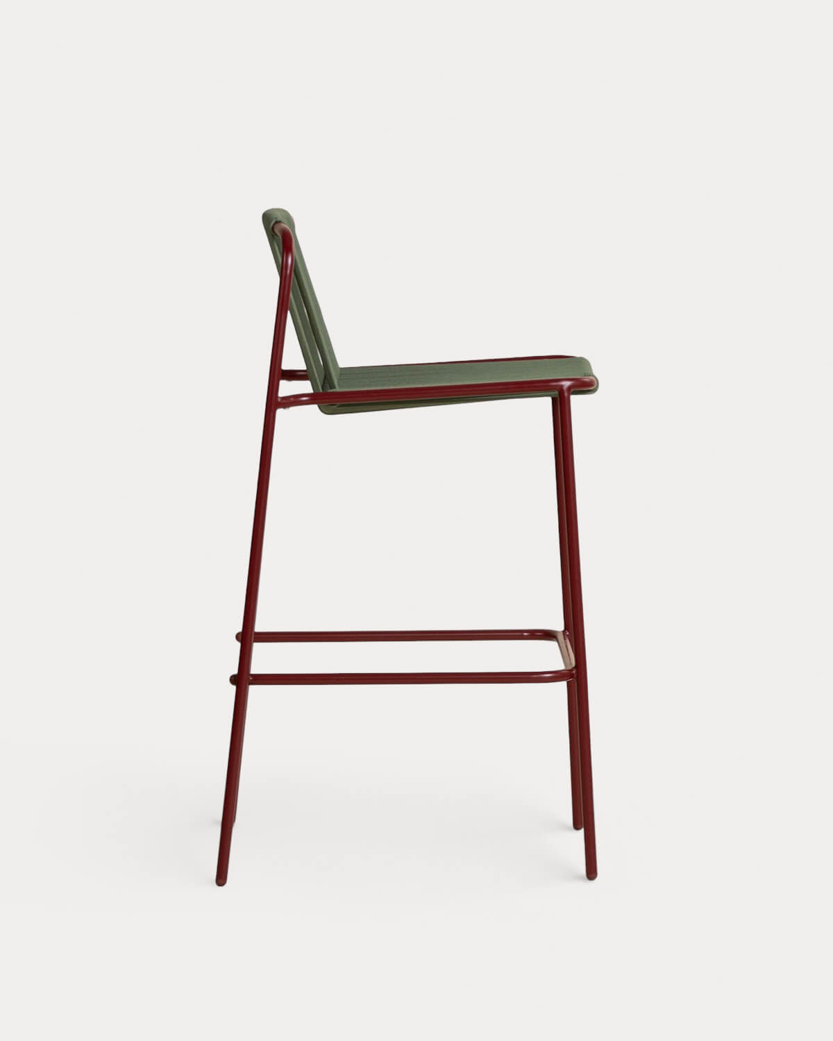 Metal and Rope Outdoor High Stool (75 cm) Mayailer, gallery image 2