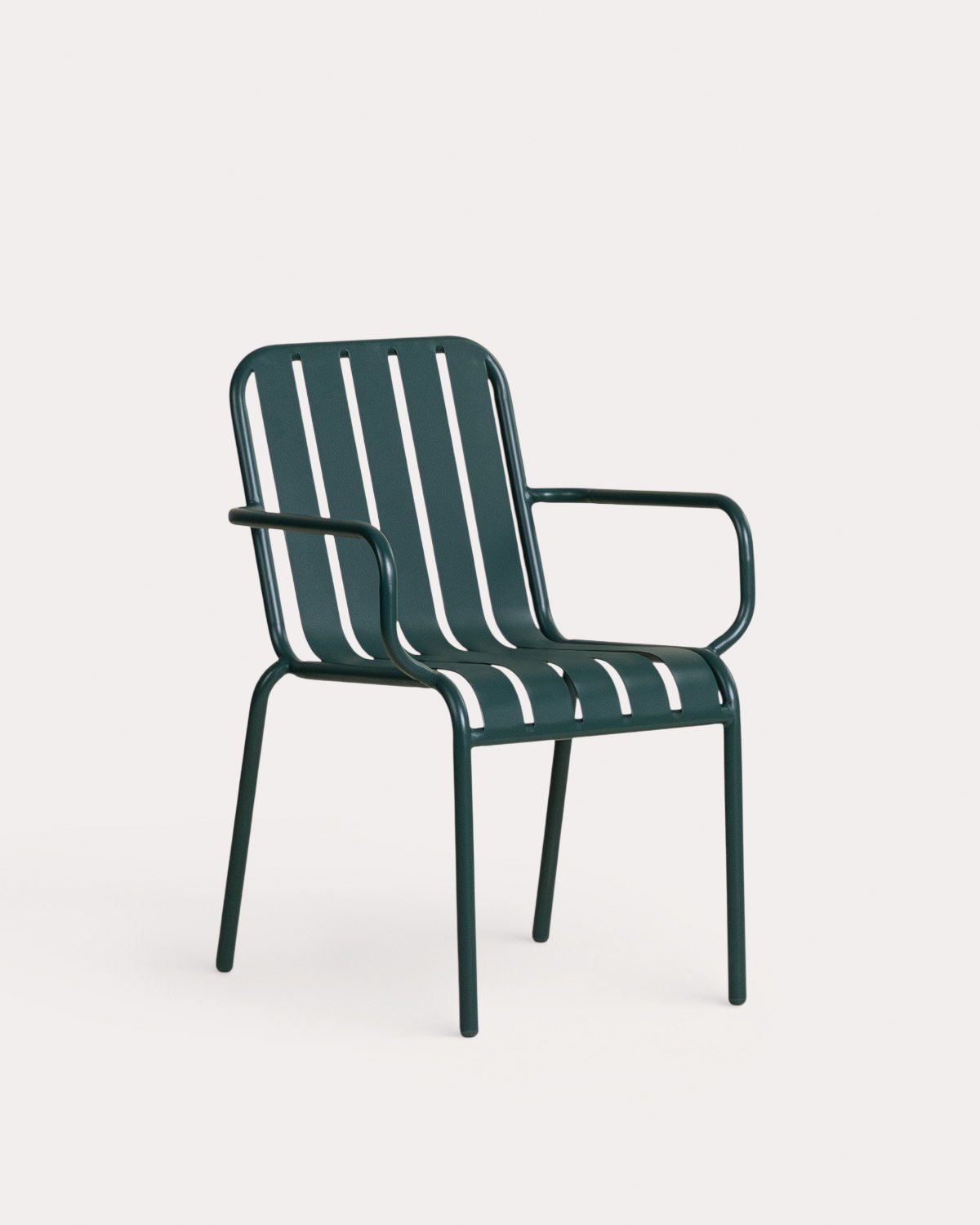 Outdoor Chair with Metal Armrests Tavo