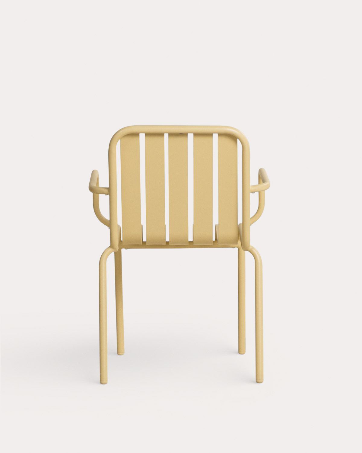 Pack 2 Outdoor Chairs with Metal Armrests Tavo, gallery image 3