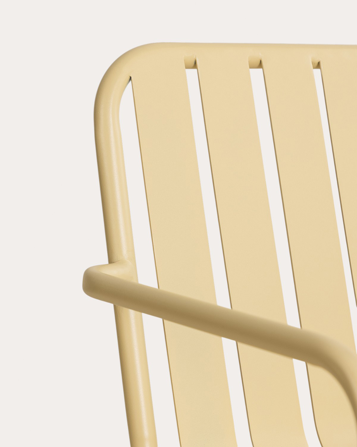 Pack 2 Outdoor Chairs with Metal Armrests Tavo, gallery image 4