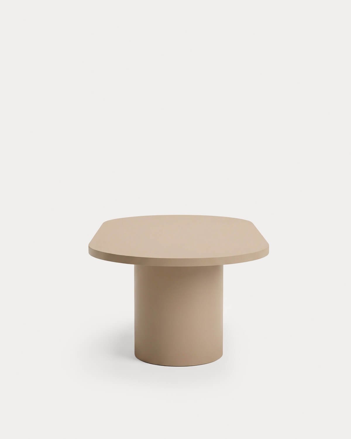 Extendable Round Outdoor Aluminum Table (Ø120-240x120 cm) Beca, gallery image 4