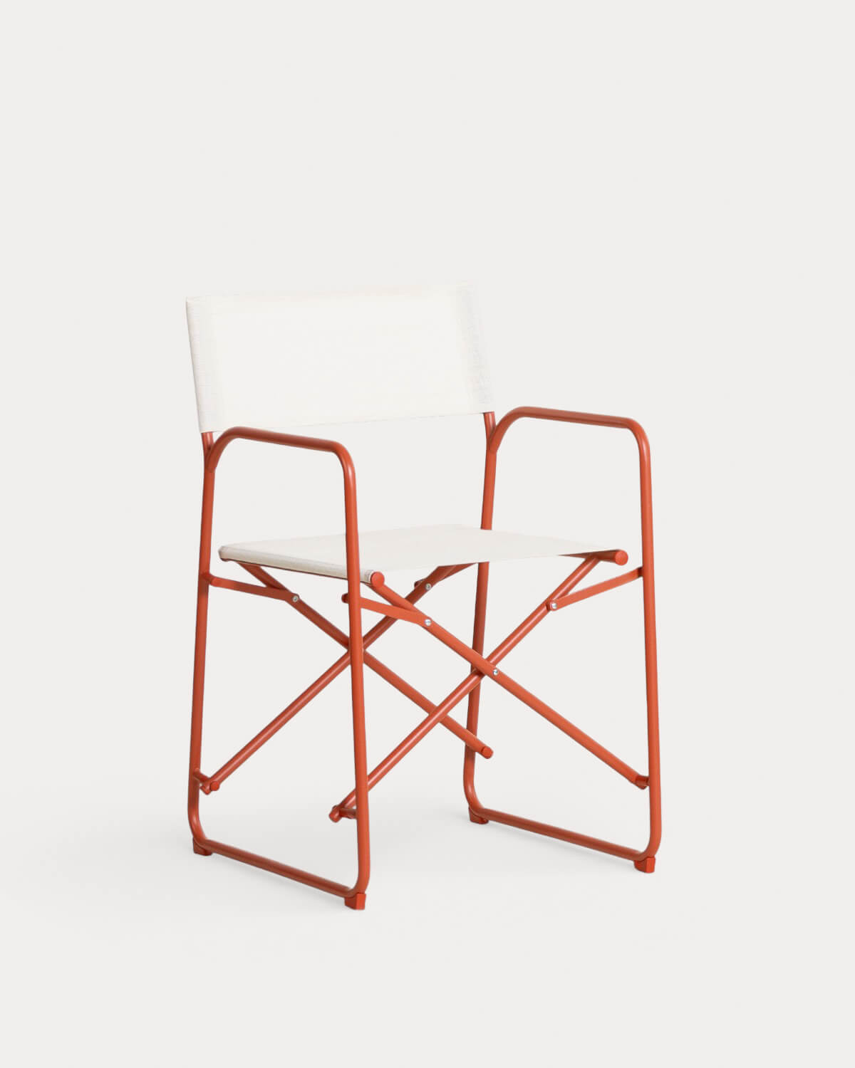 Folding Outdoor Chair in Metal and Fabric Bowye, gallery image 1