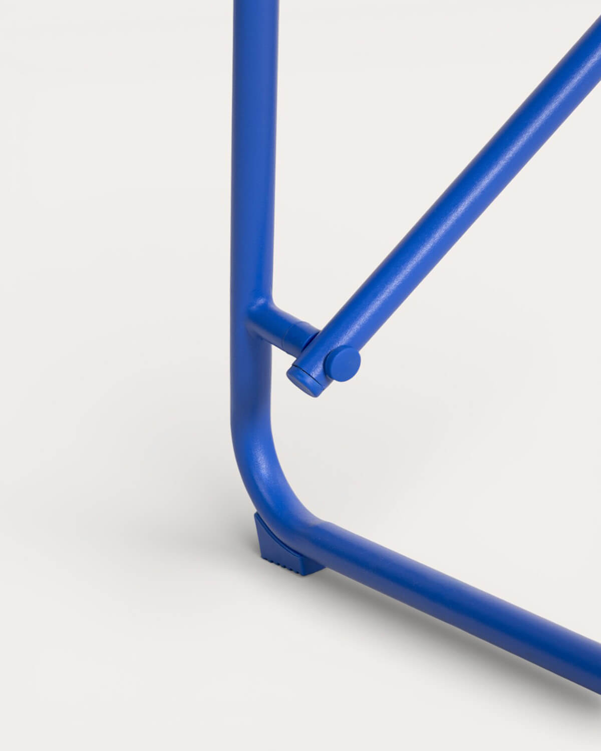 Pack 4 Folding Outdoor Chairs in Metal and Fabric Bowye, gallery image 8