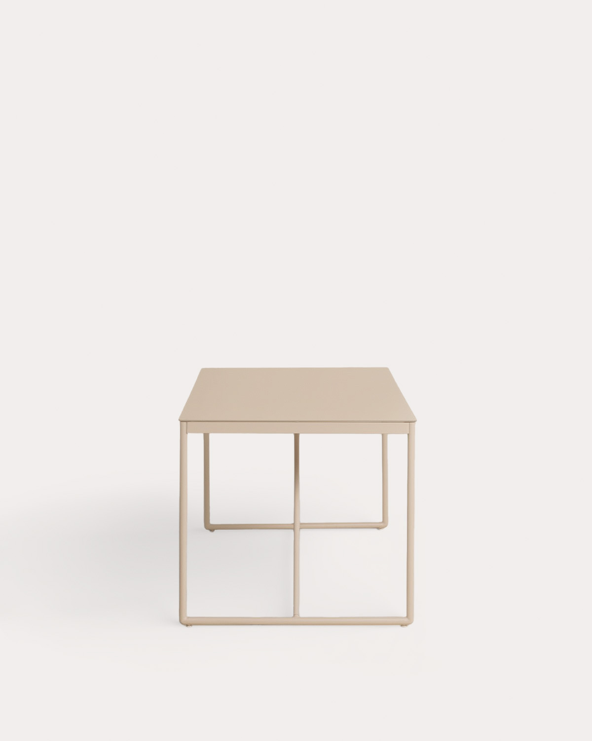 Rectangular Outdoor Table in Metal and Glass (185x85 cm) Bowye, gallery image 4