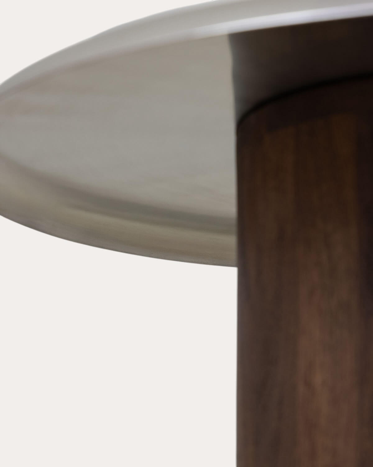 Fabio Round Side Table in Mango Wood and Metal, gallery image 5