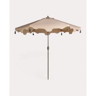 Garden and Terrace Parasol (Ø260 cm) Xuna Brown Clay - The Masie