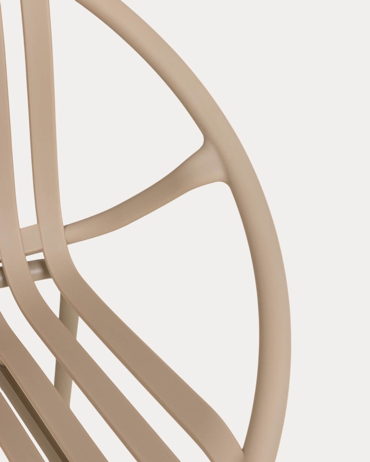 Pack 2 Outdoor Chairs of Polypropylene and Metal Anier, gallery image 6