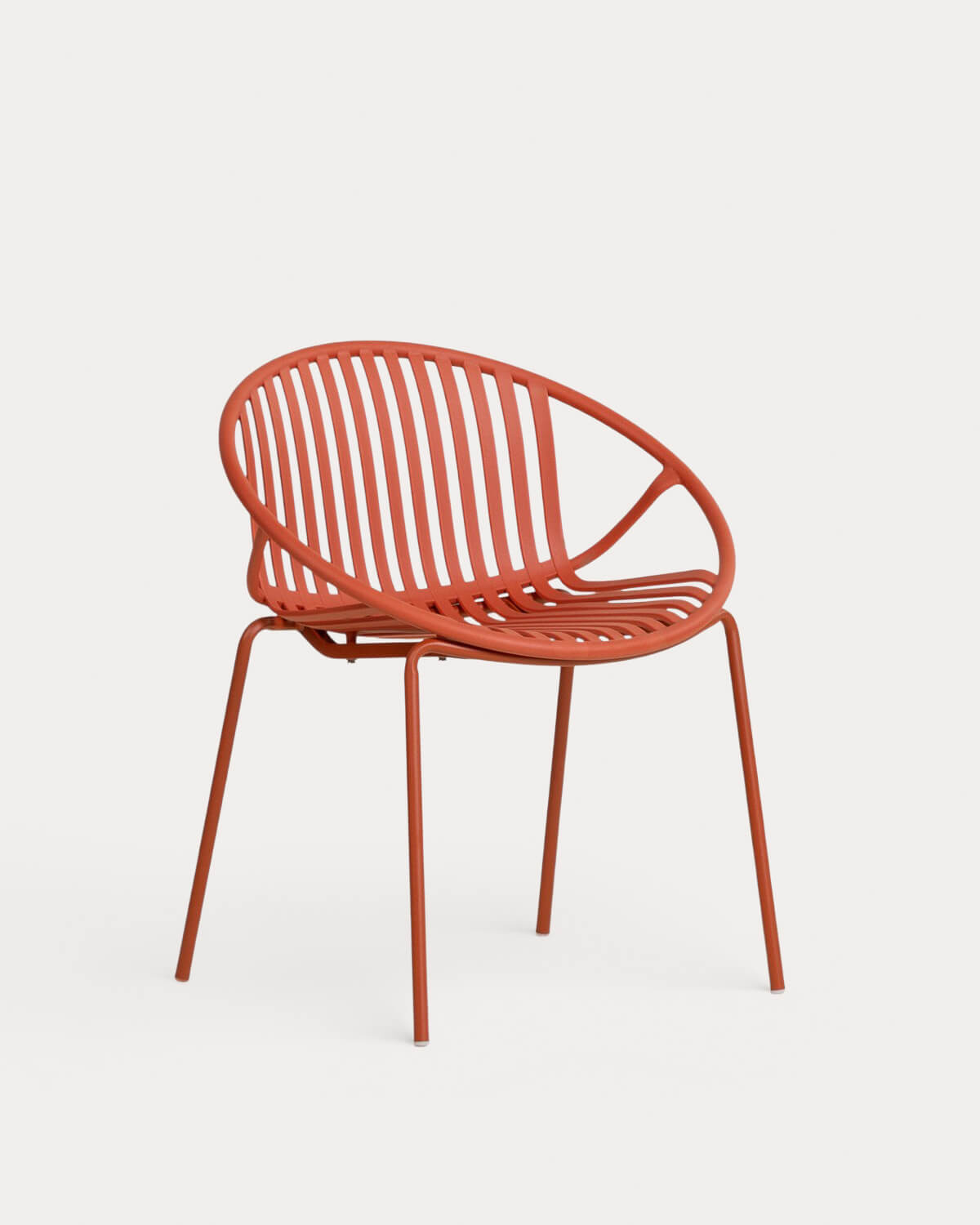 Pack 2 Polypropylene and Metal Dining Chairs Anier, gallery image 1