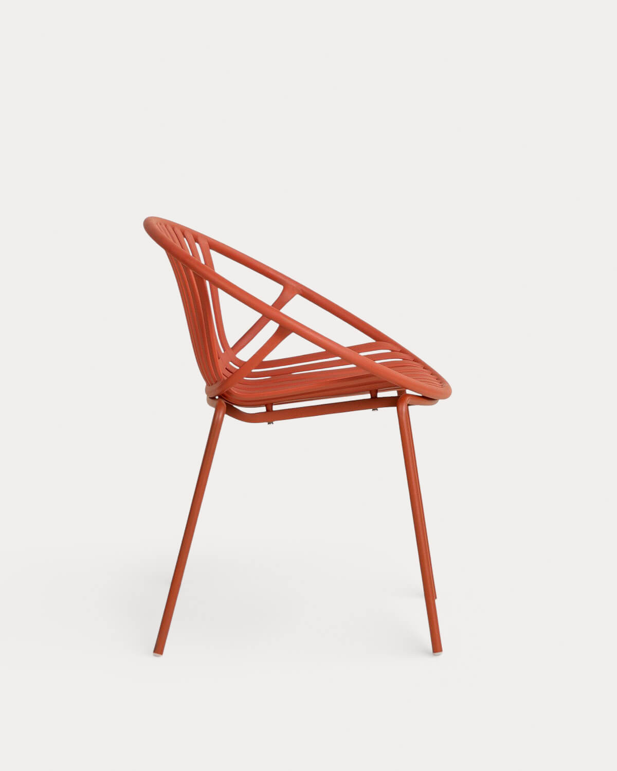 Pack 2 Polypropylene and Metal Dining Chairs Anier, gallery image 2