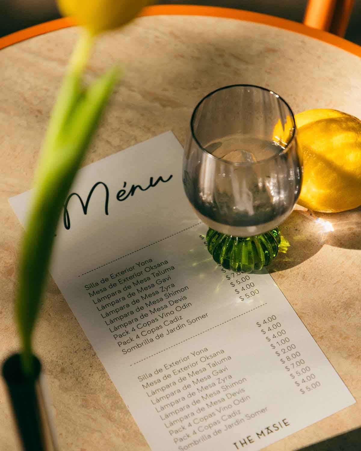 Yona Round Metal Bistro Outdoor Table (Ø60 cm), gallery image 3