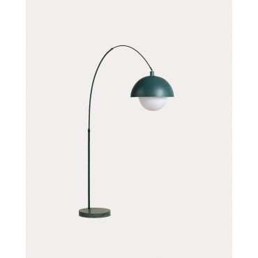 Metal and Marble Floor Lamp Vivier Green Grove - The Masie