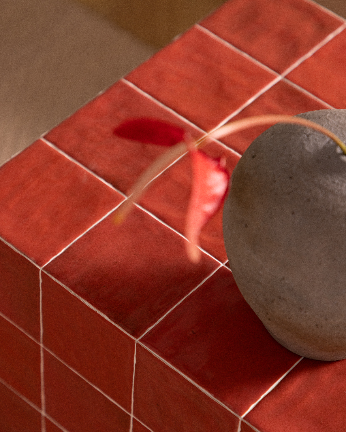 Square Side Table with Tiles (40x40 cm) Nilsi, gallery image 6