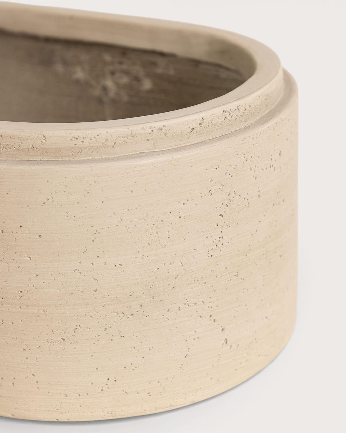 Oval Cement Planter (45x23 cm) Bieito, gallery image 3