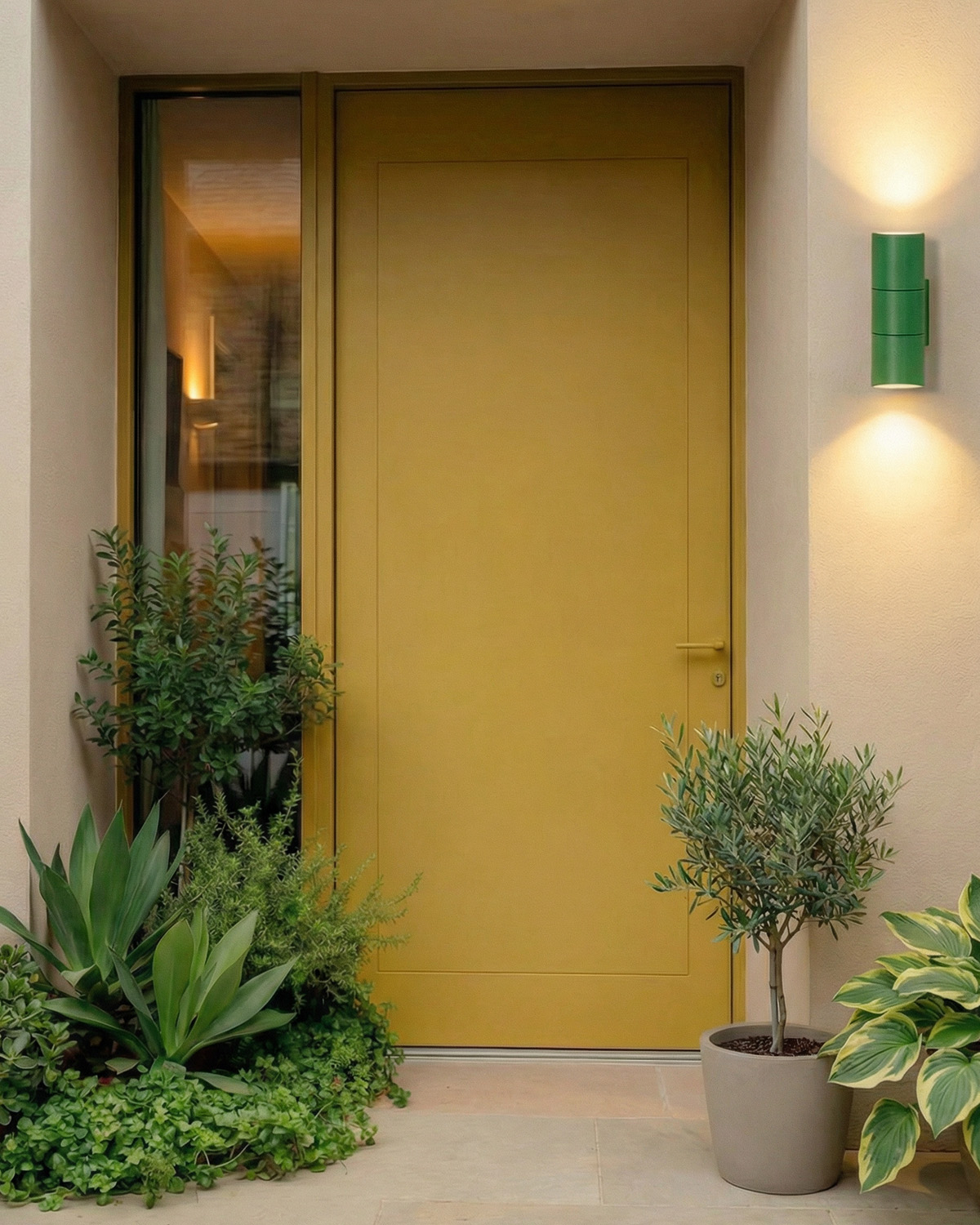 Metal Outdoor Wall Light 2 Light Points Mahora, gallery image 2