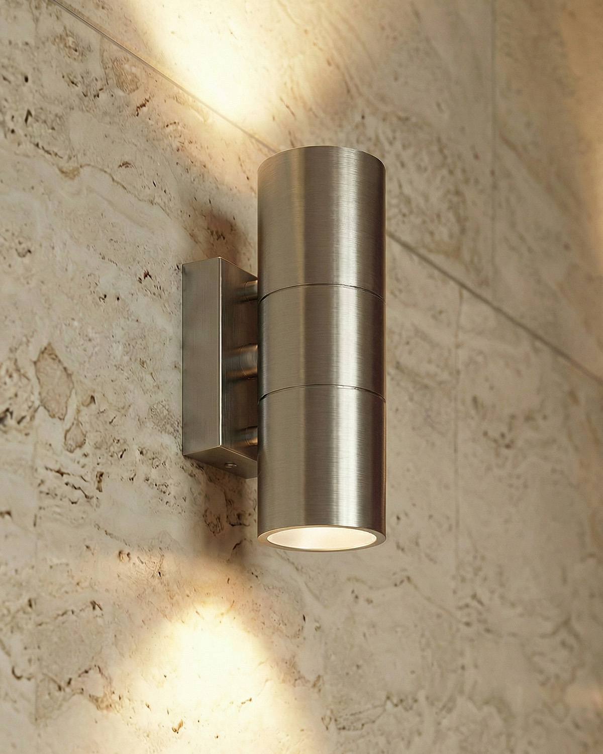 Metal Outdoor Wall Light 2 Light Points Mahora, gallery image 3