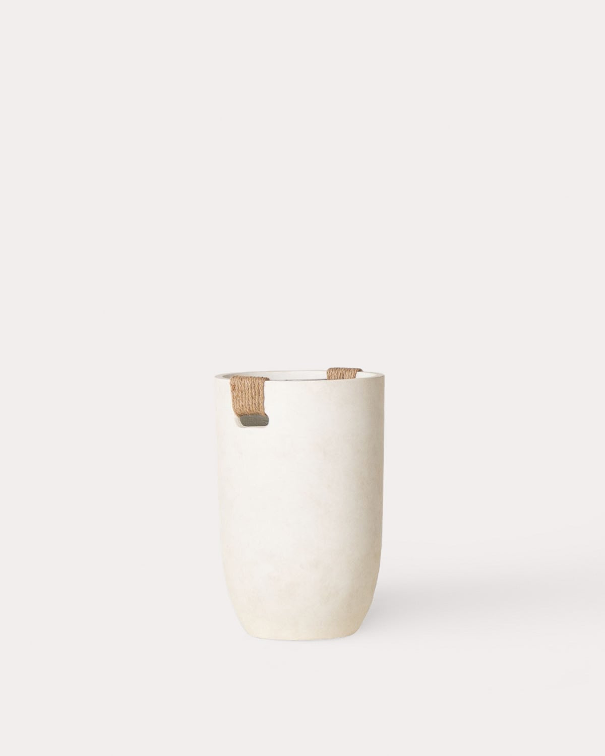 Tall Round Cement Planter Fitonia, gallery image 1