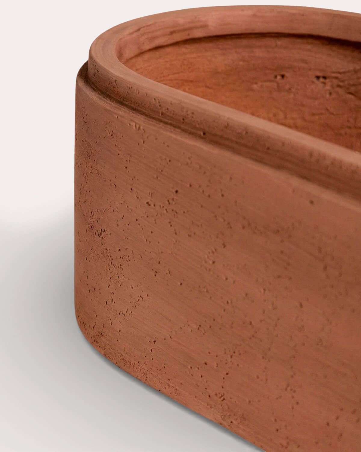 Oval Cement Planter (45x23 cm) Bieito, gallery image 5