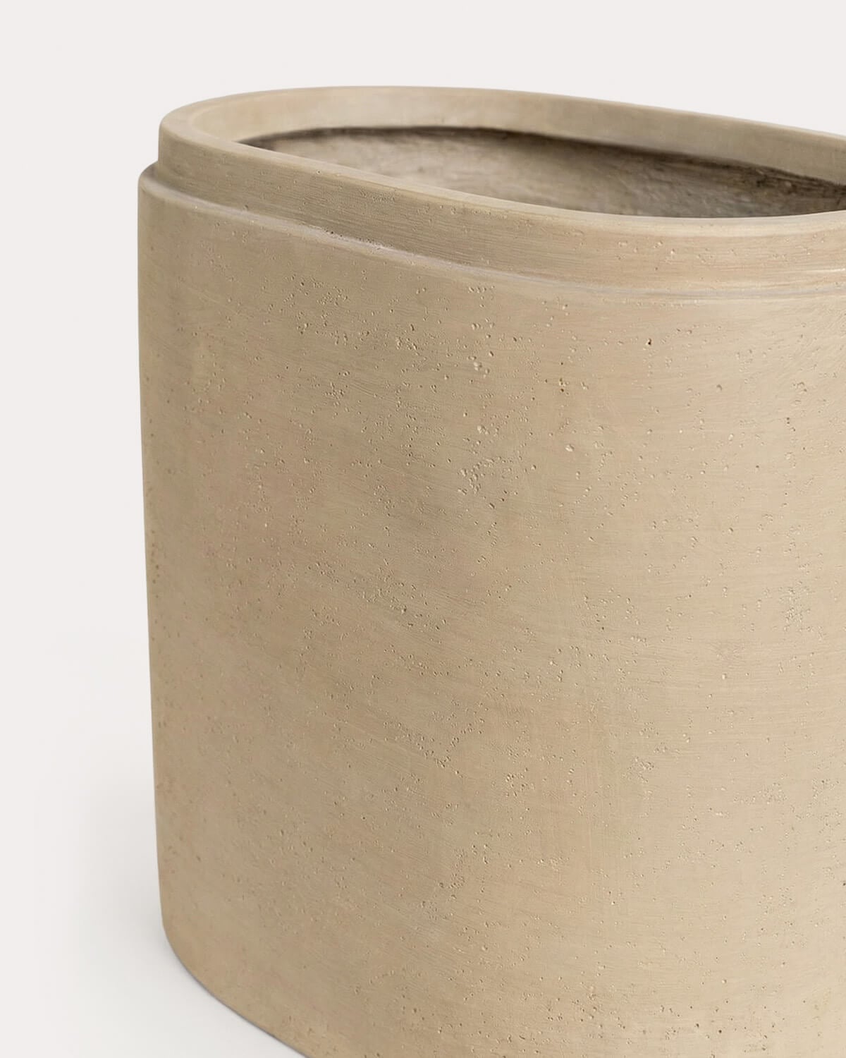 Oval Cement Planter (35x23 cm) Bieito, gallery image 4