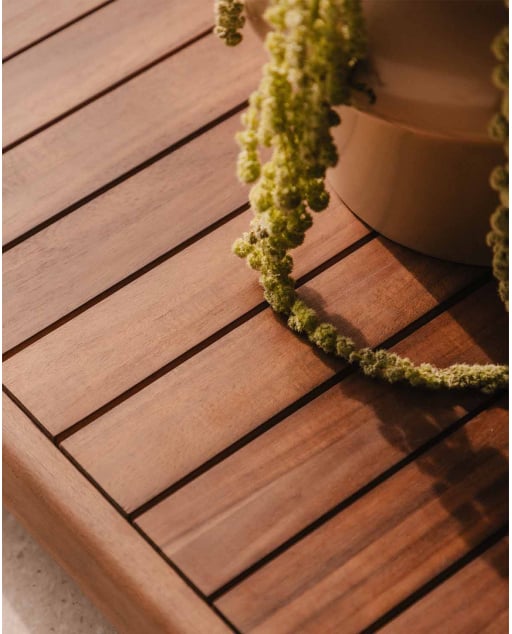 Rectangular Acacia Wood Outdoor Coffee Table (150x70 cm) Redik