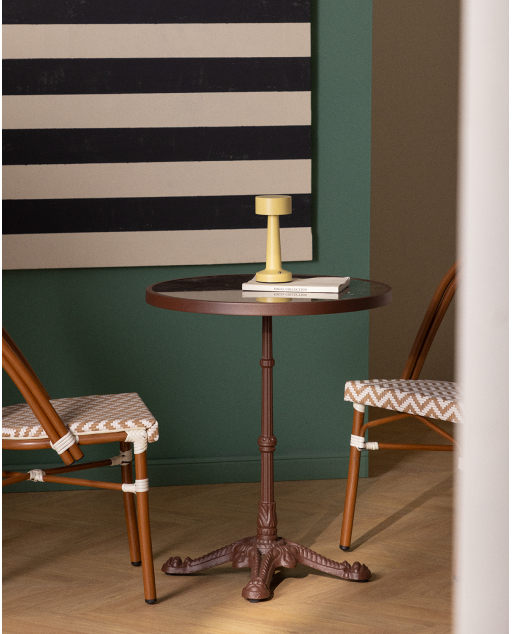 Yona Round Metal Bistro Dining Table (Ø60 cm)